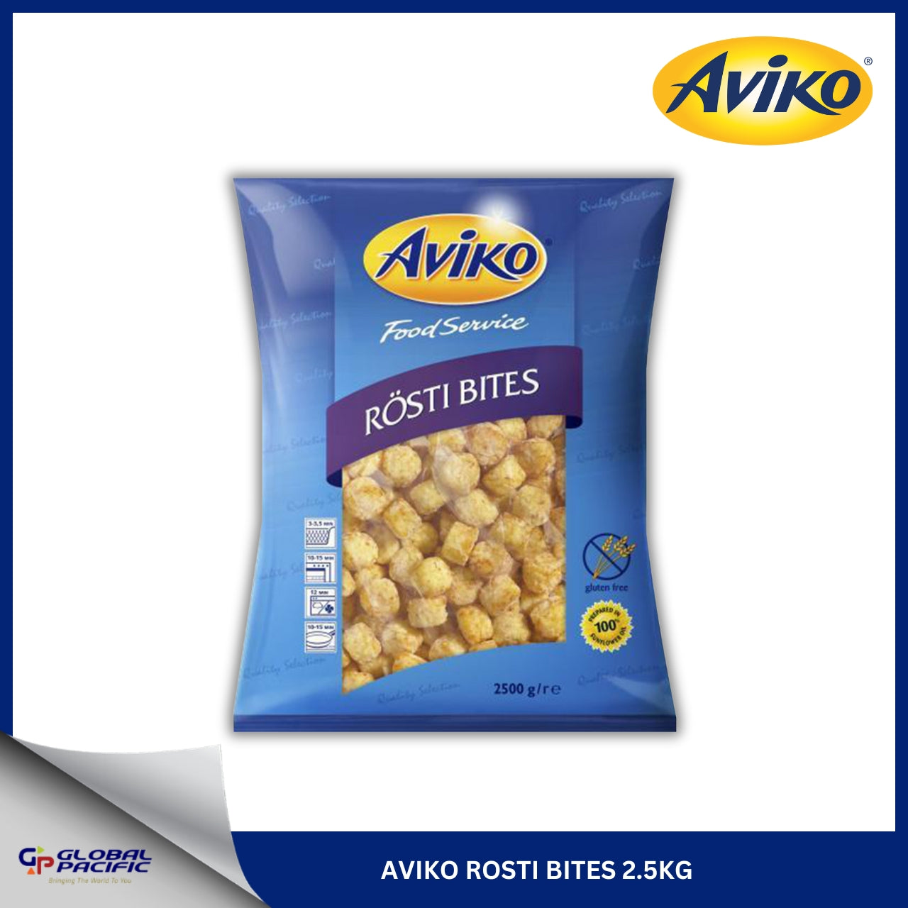 AVIKO ROSTI BITES BLANK 2.5KG