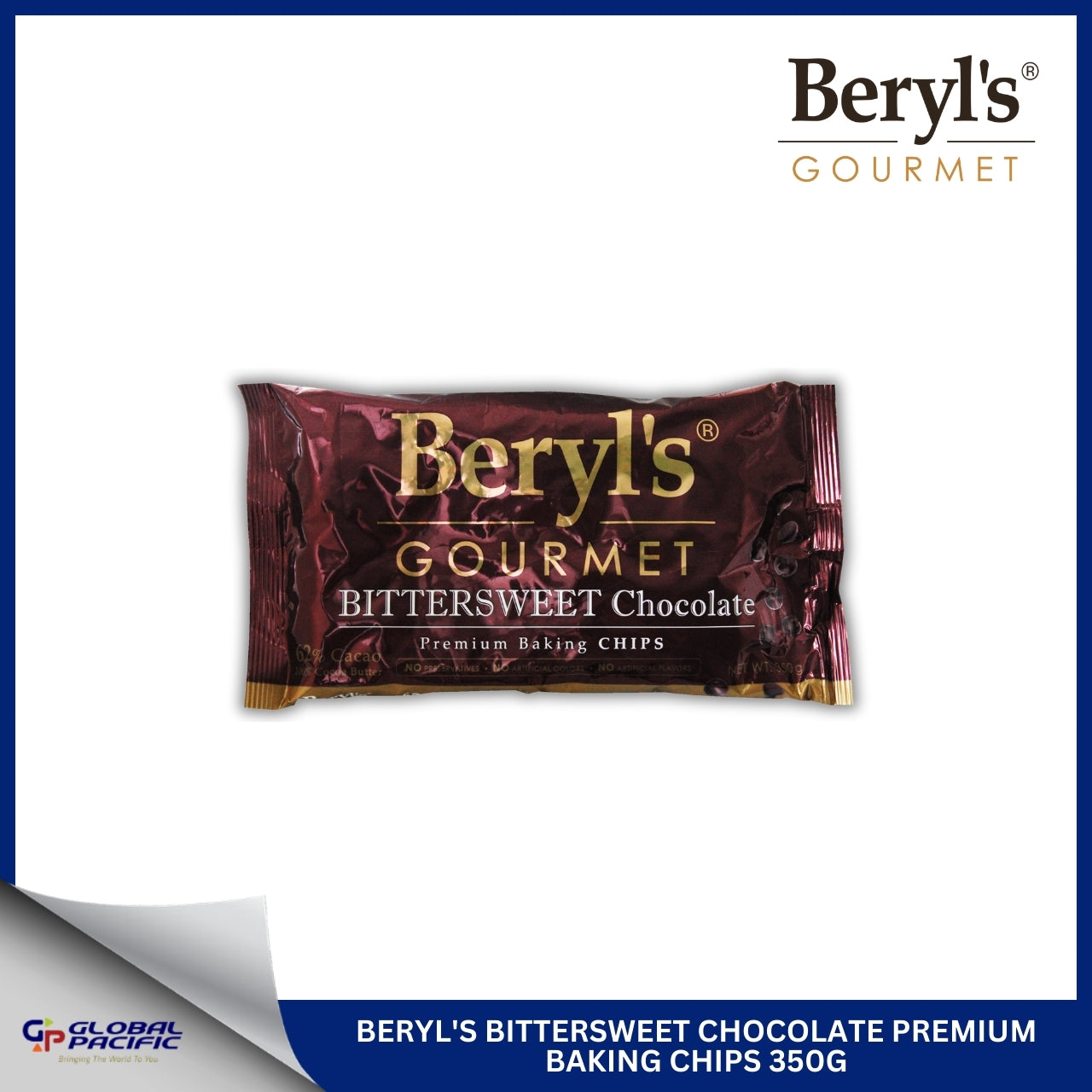 BERYL'S BITTERSWEET CHIPS 350G