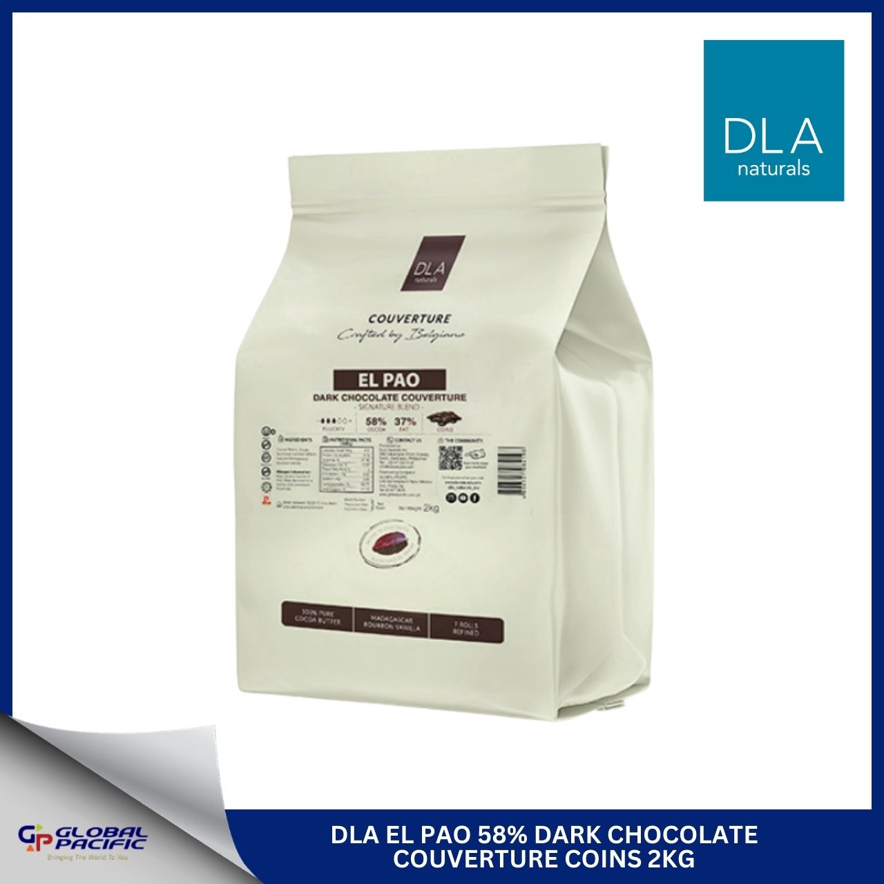 DLA DARK COUVERTURE EL PAO 58% 2KG