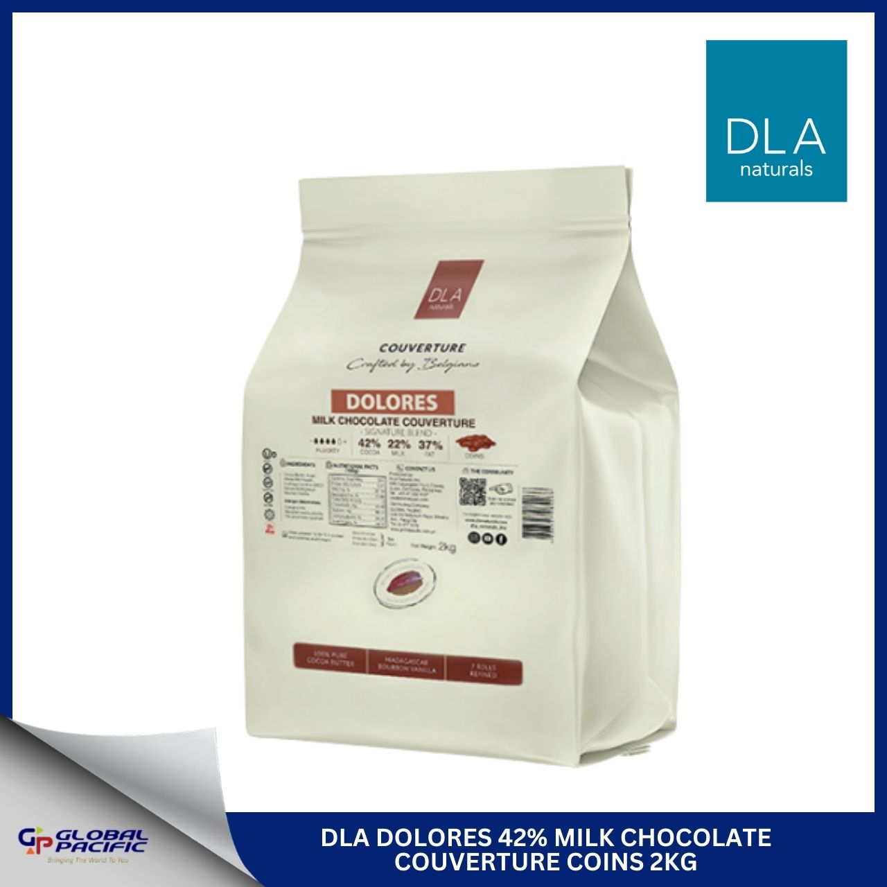 DLA MILK COUVERTURE DOLORES 42% 2KG - 50% OFF (CEB ONLY)