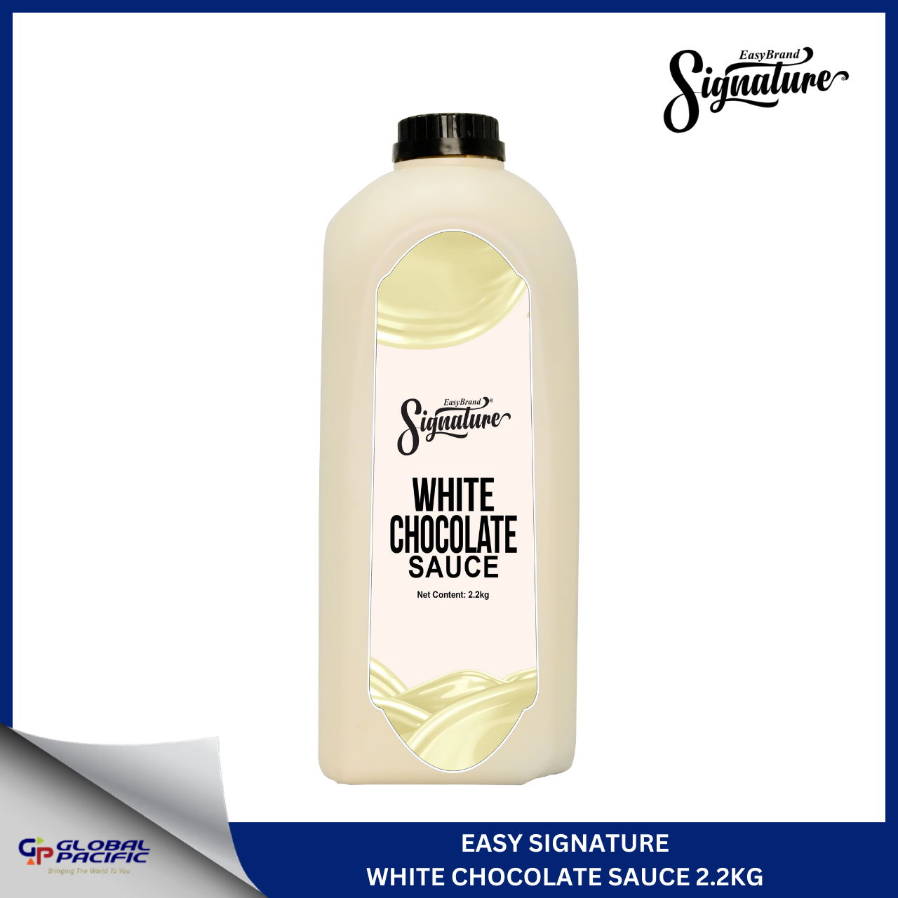 EASY SIGNATURE WHITE CHOCOLATE SAUCE 2.2KG - 70% OFF (CEB ONLY)