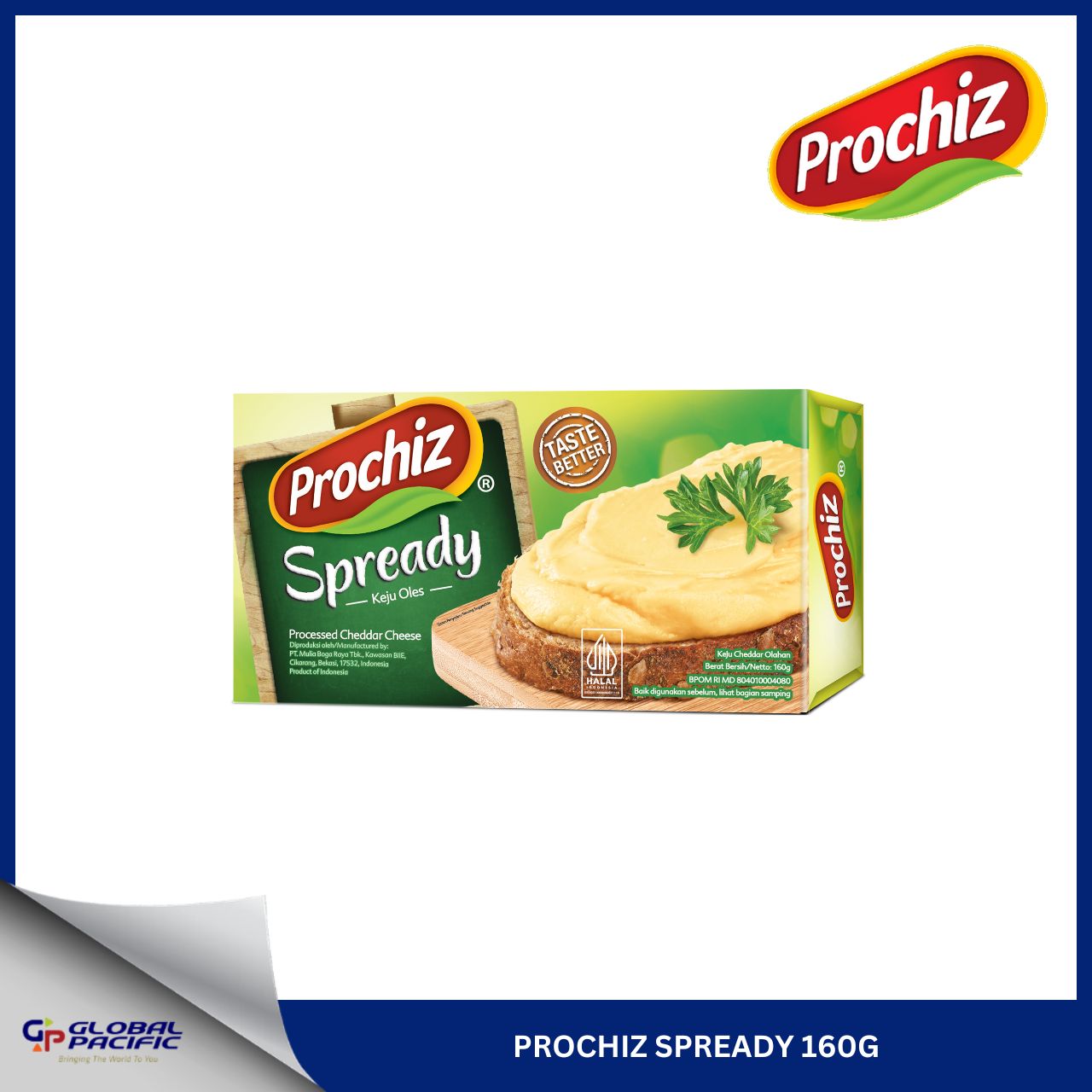 PROCHIZ SPREADY PROCESSED CHEDDAR CHEESE