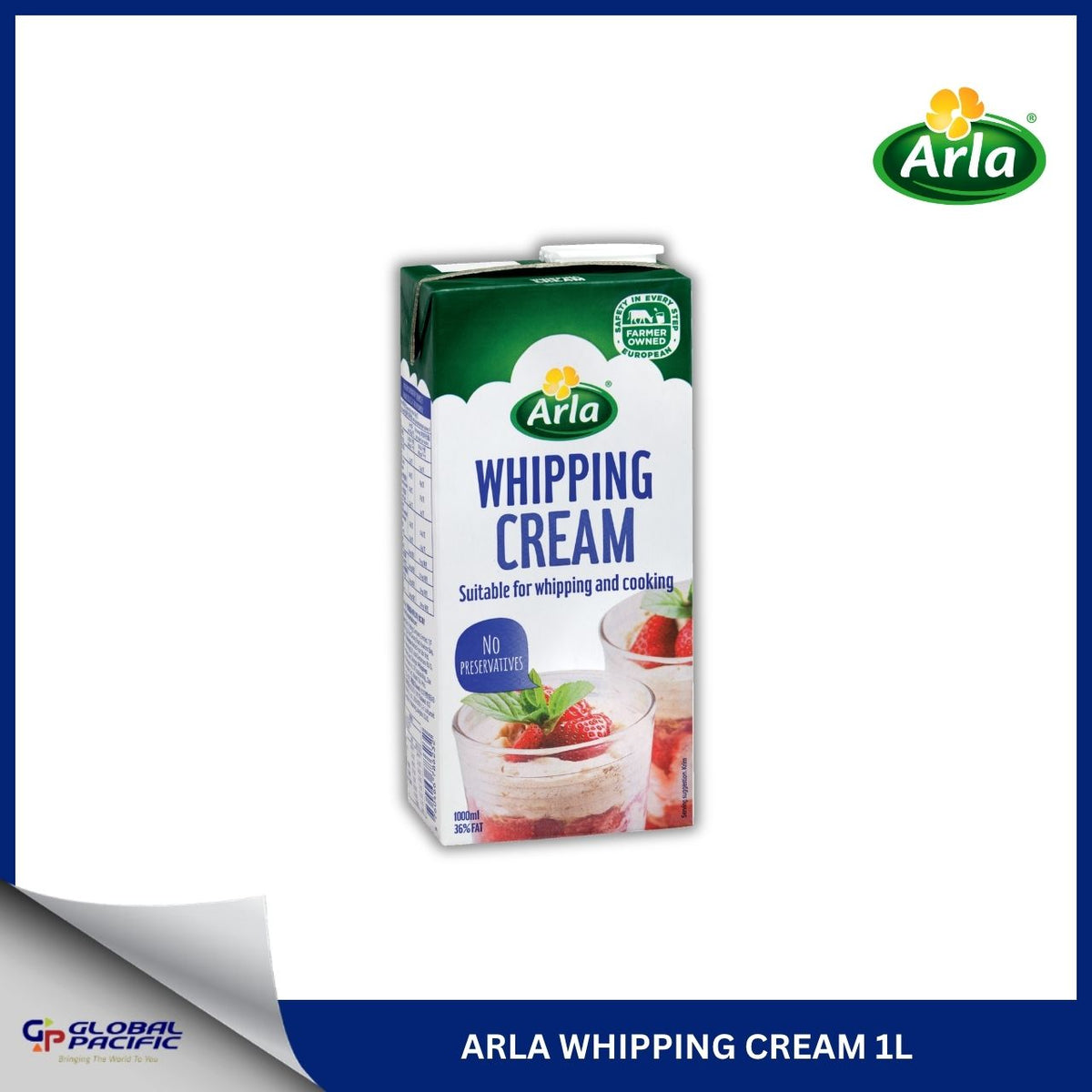 ARLA WHIPPING CREAM 1L- 70% - 11.14.26