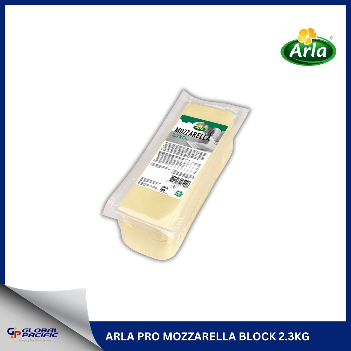 ARLA PRO MOZZARELLA BLOCK 2.3KG- 70% - 11.06.26