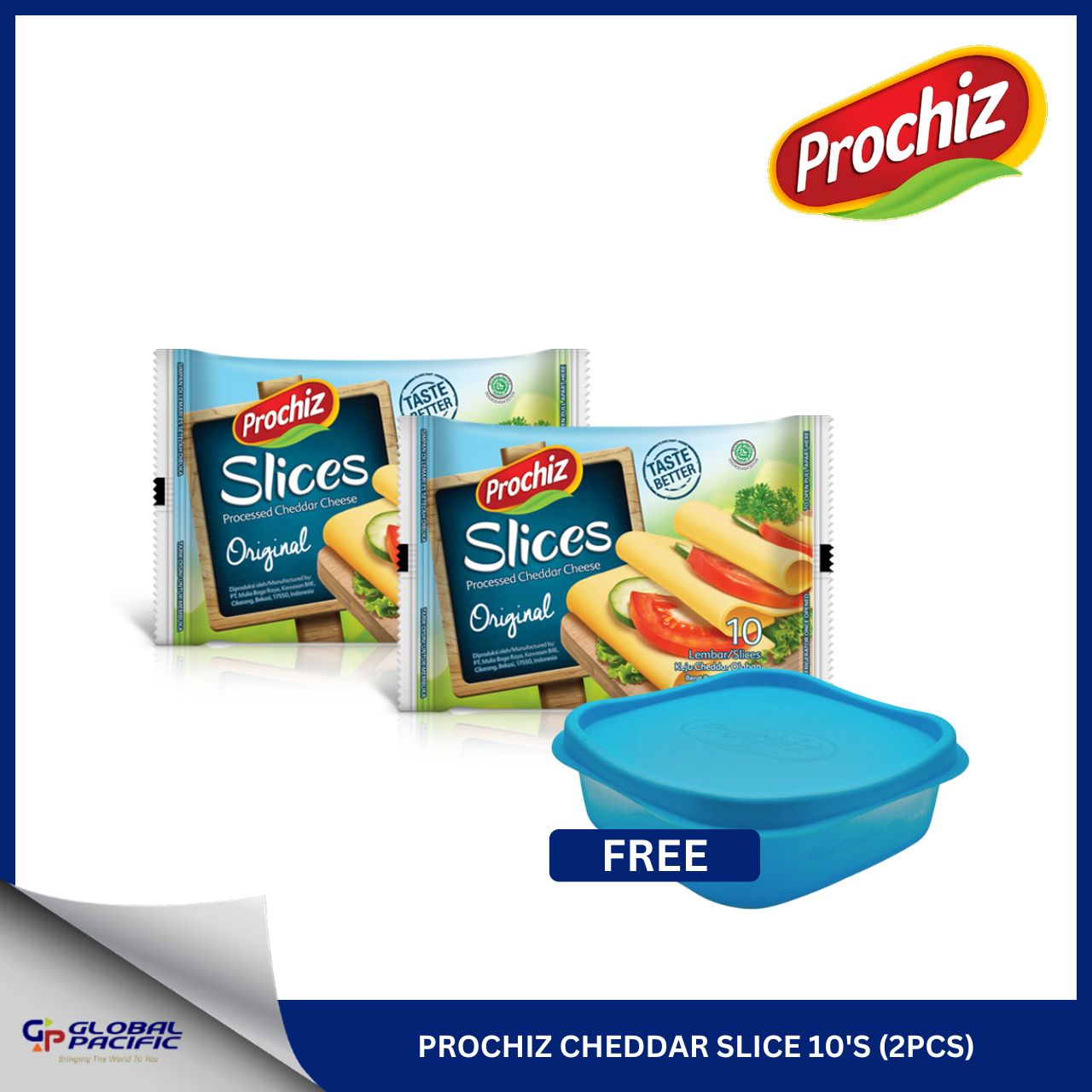 BUY 2 PROCHIZ GOLD SLICES 160G GET FREE CHEESE CONTAINER (MNL ONLY)
