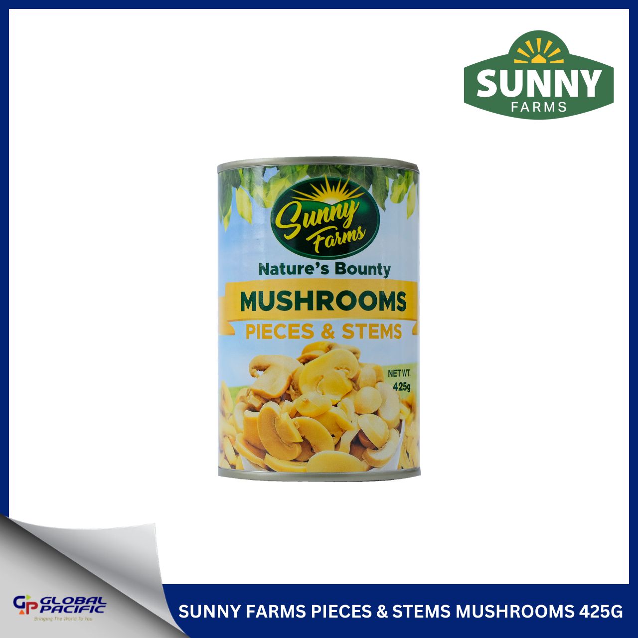 SUNNY FARMS NATURE'S BOUNTY PIECES & STEMS MUSHROOMS