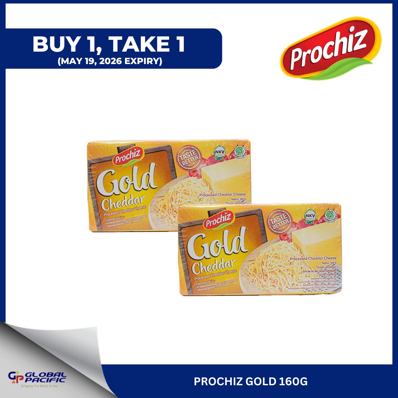 B1T1 PROCHIZ GOLD BLOCK 160G - (MNL ONLY)