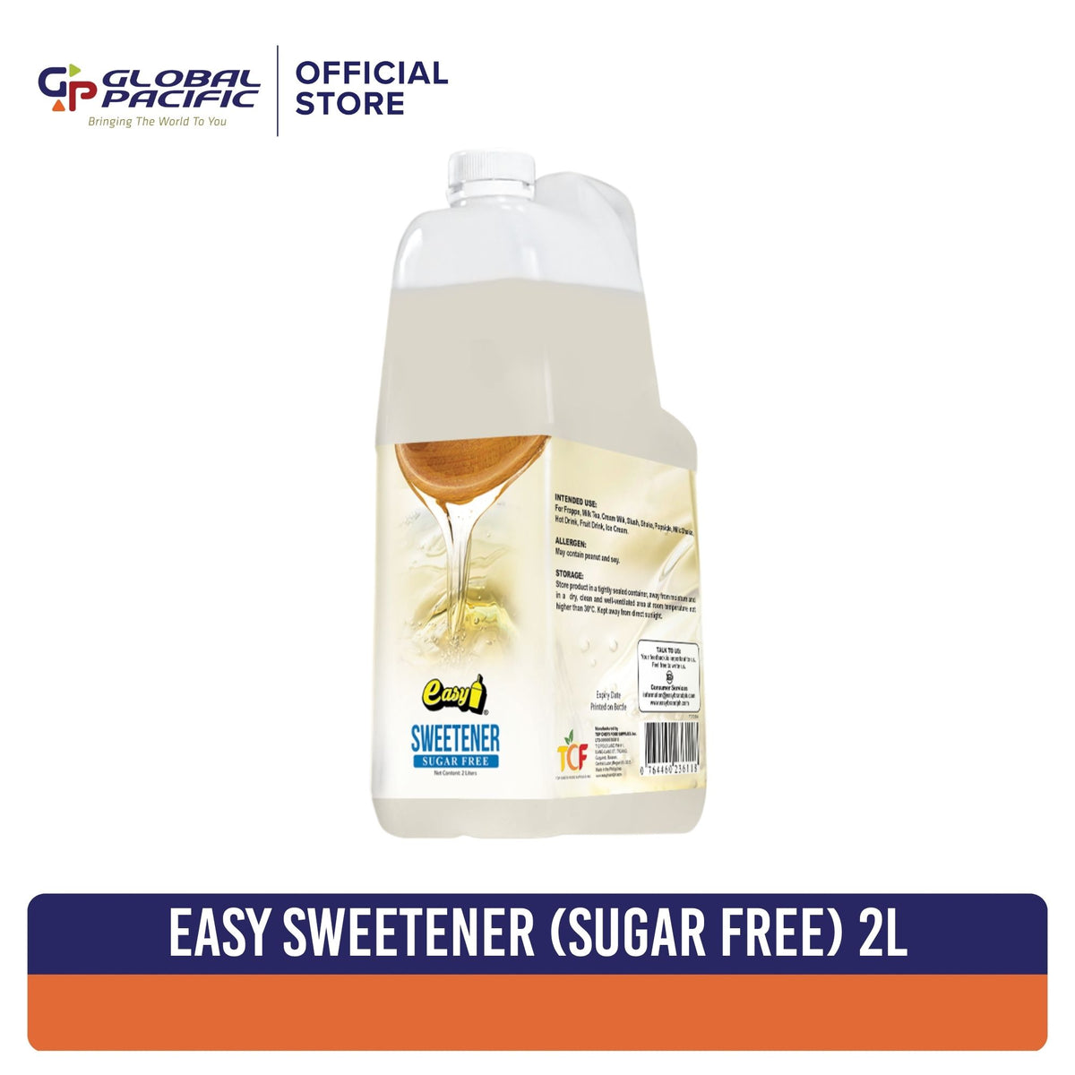 EASY SWEETENER (SUGAR FREE) 2LX6