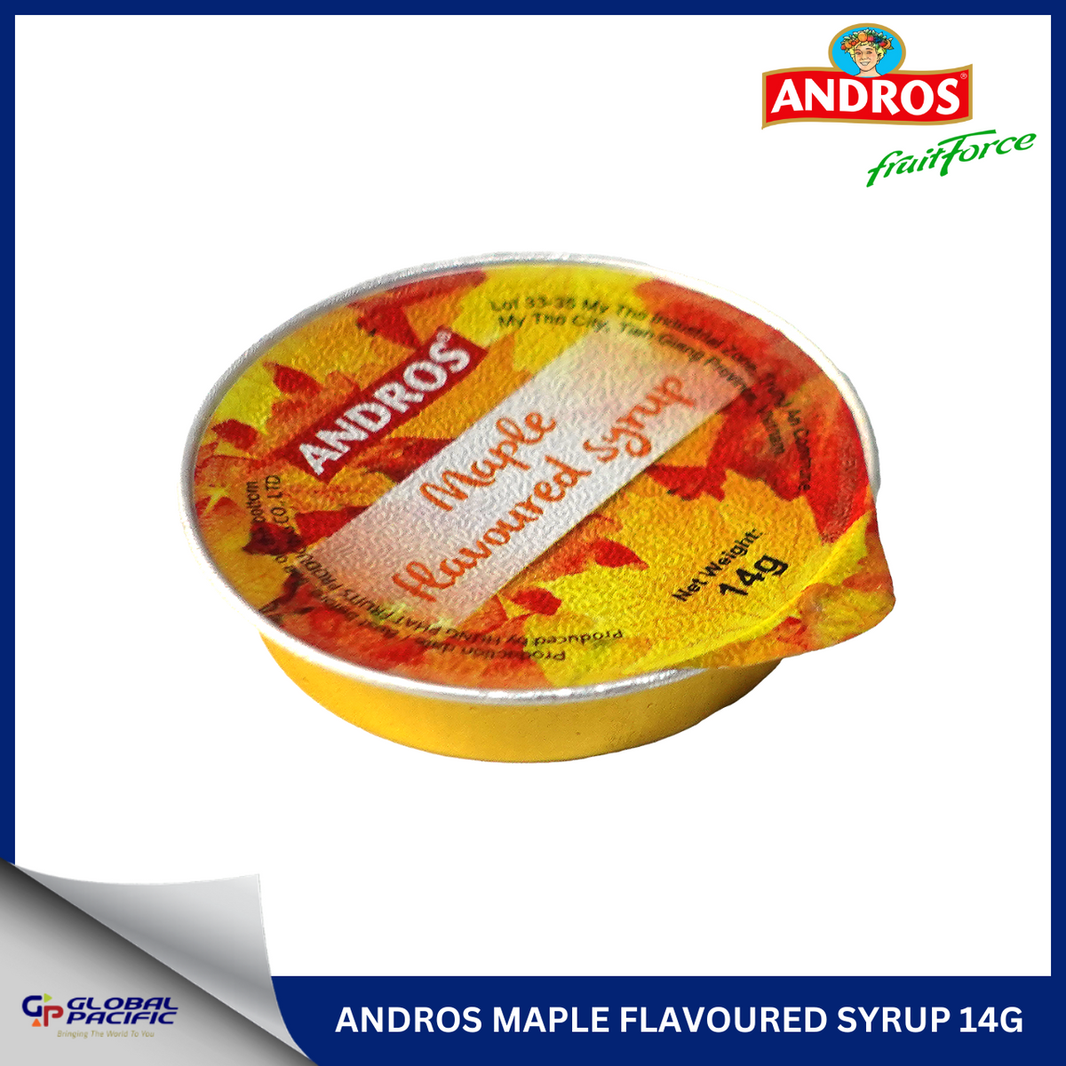 ANDROS MAPLE FLAVOURED SYRUP 14G