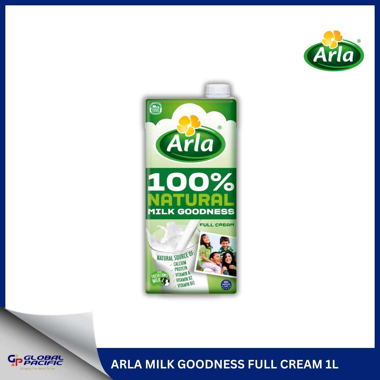 ARLA MILK GOODNESS FULL CREAM 1LX10