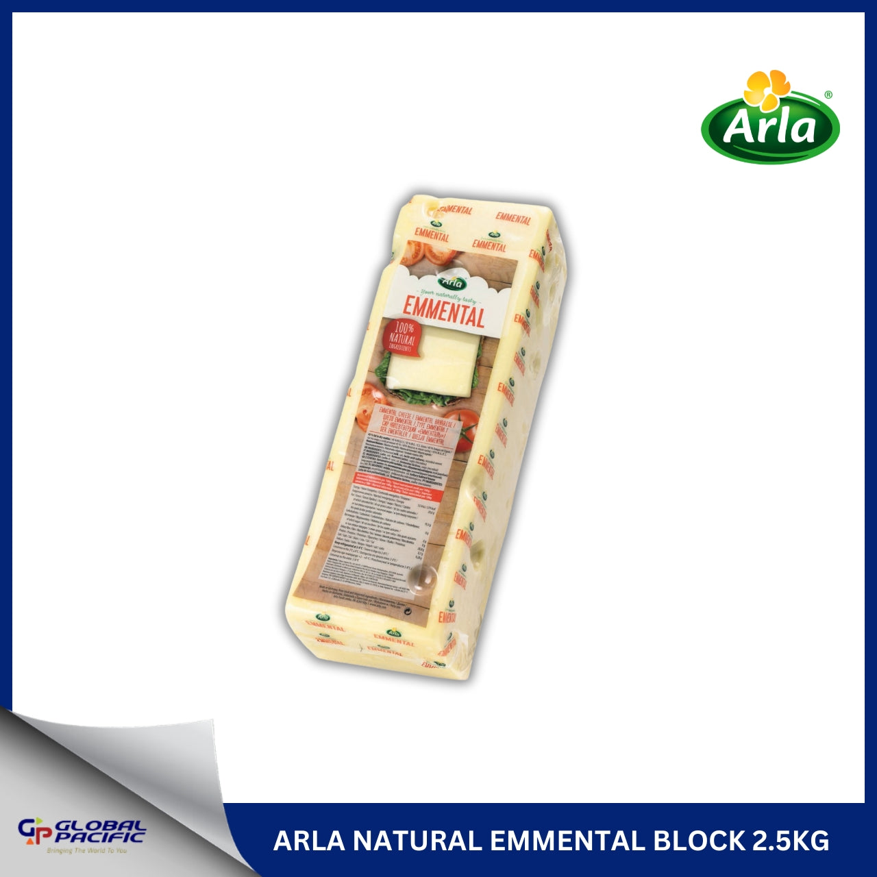 ARLA NATURAL EMMENTAL BLOCK 2.5KG