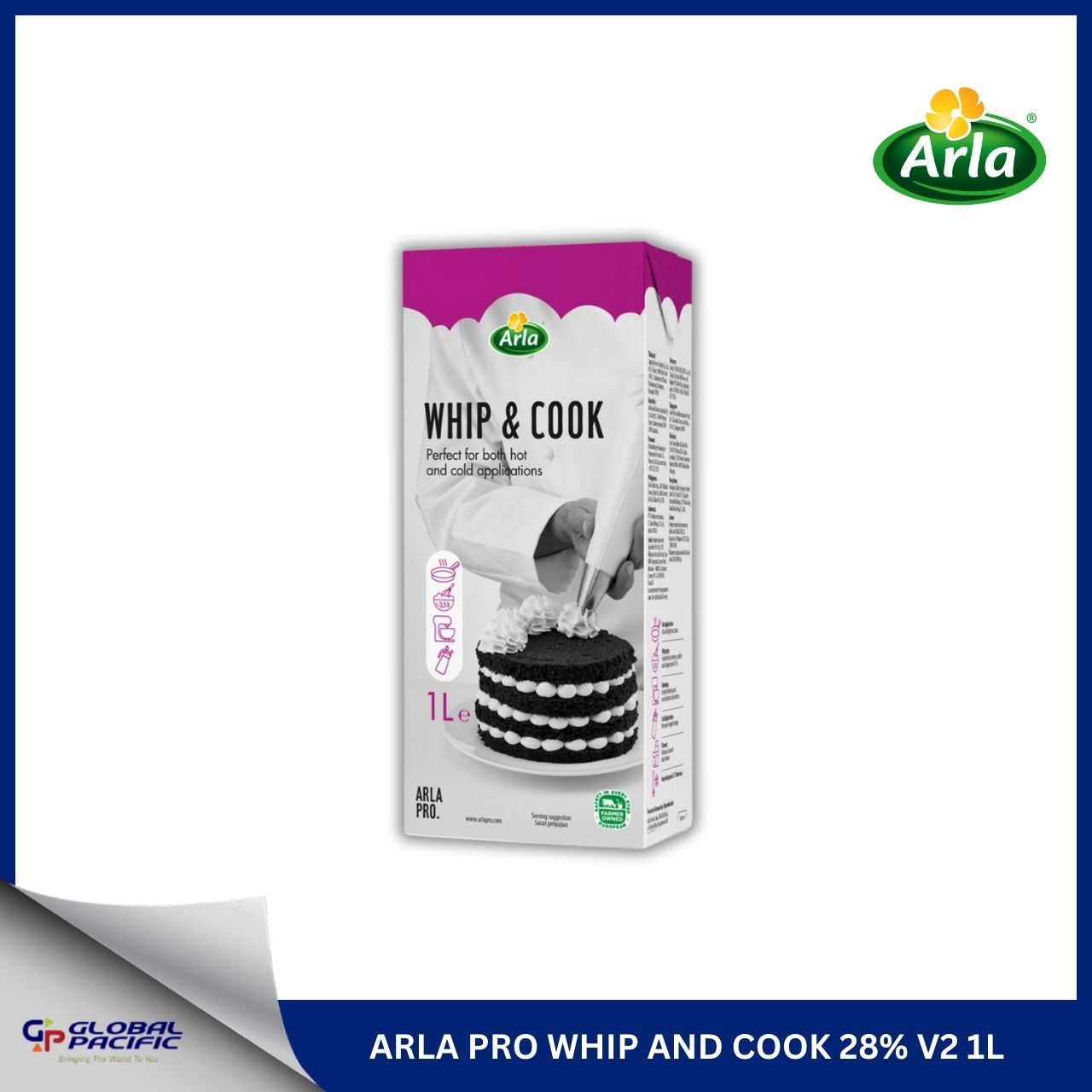 ARLA PRO WHIP AND COOK 28% V2 1L