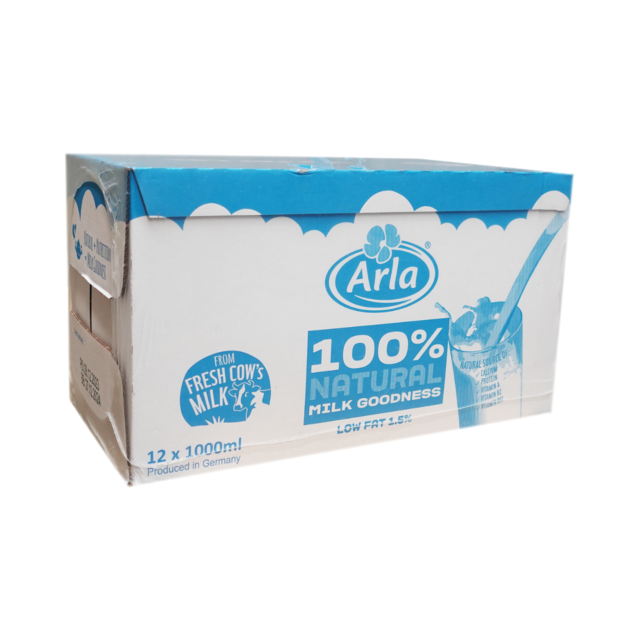 ARLA MILK GOODNESS LOW FAT 1LX12