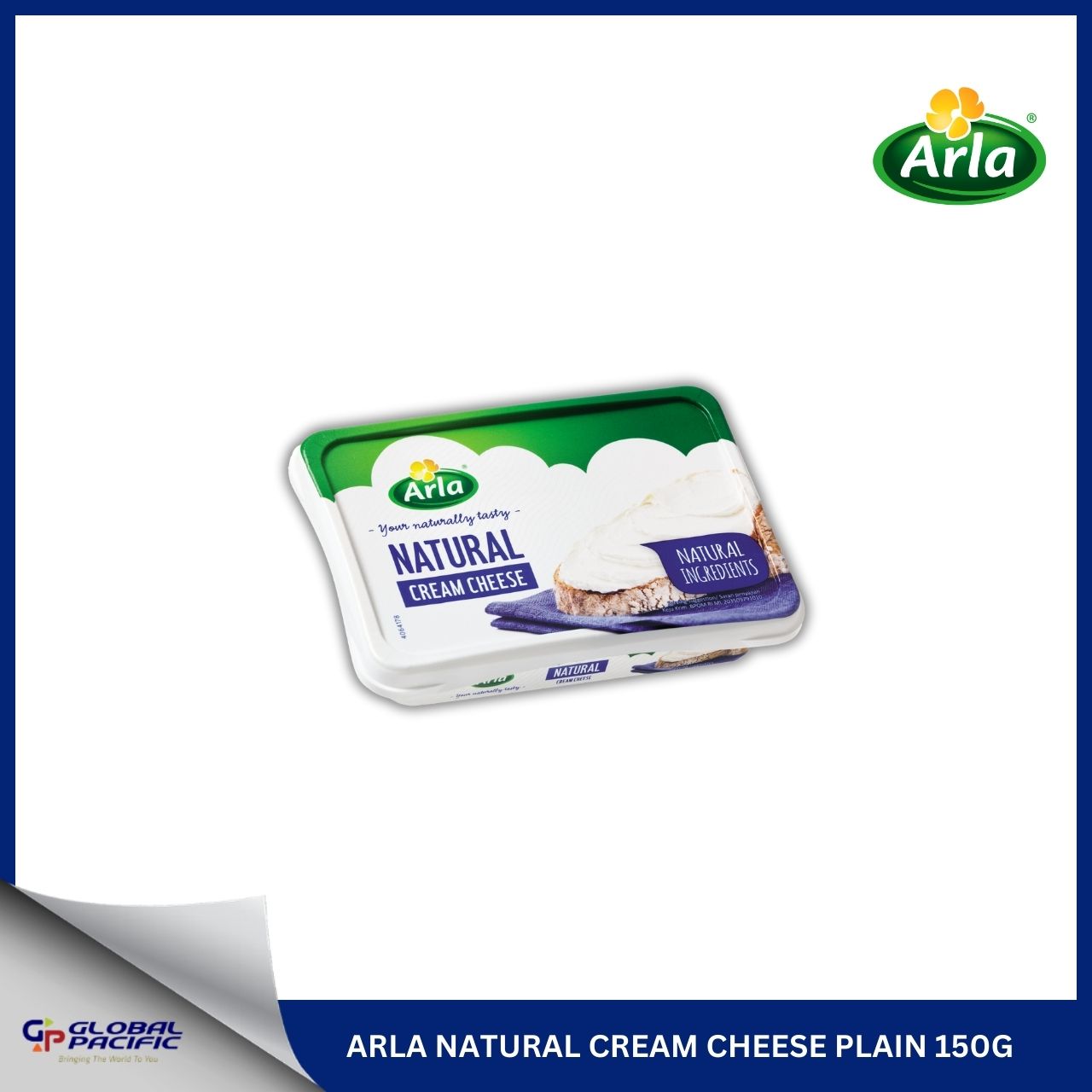 ARLA NATURAL CREAM CHEESE PLAIN 150G