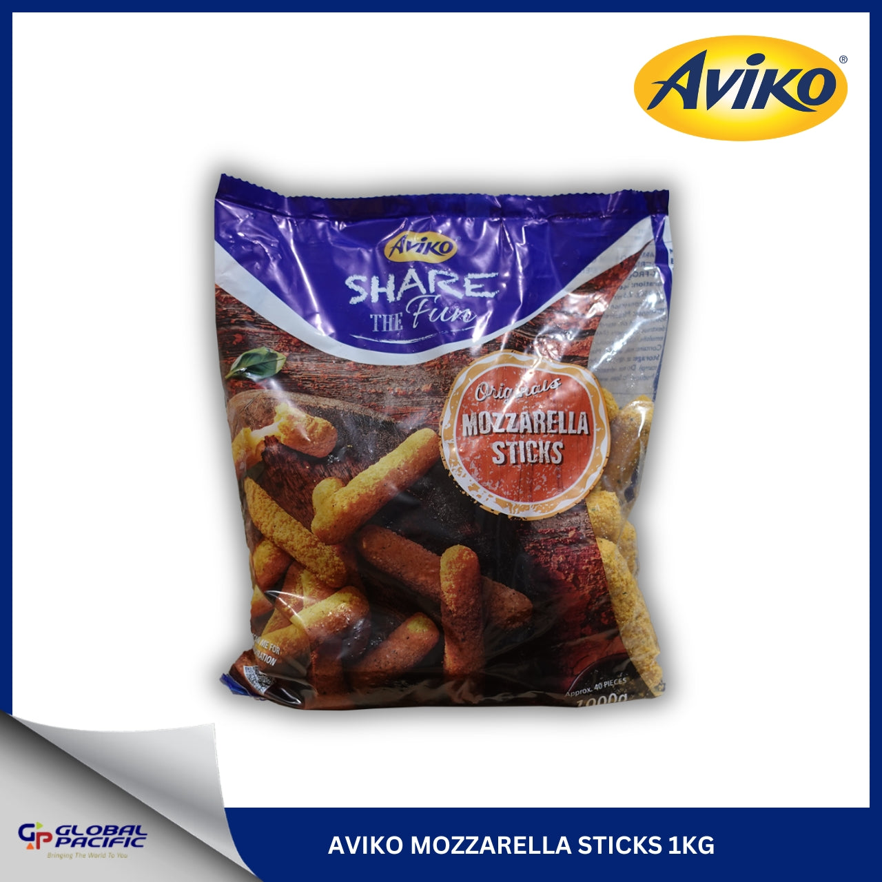 AVIKO MOZZARELLA STICKS 1KG