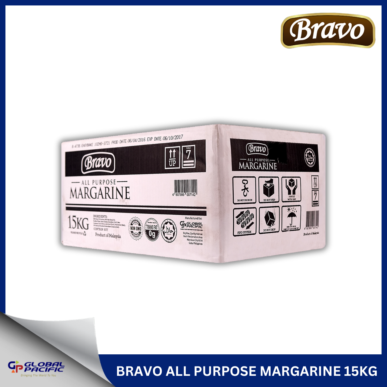 BRAVO ALL PURPOSE MARGARINE 15KG