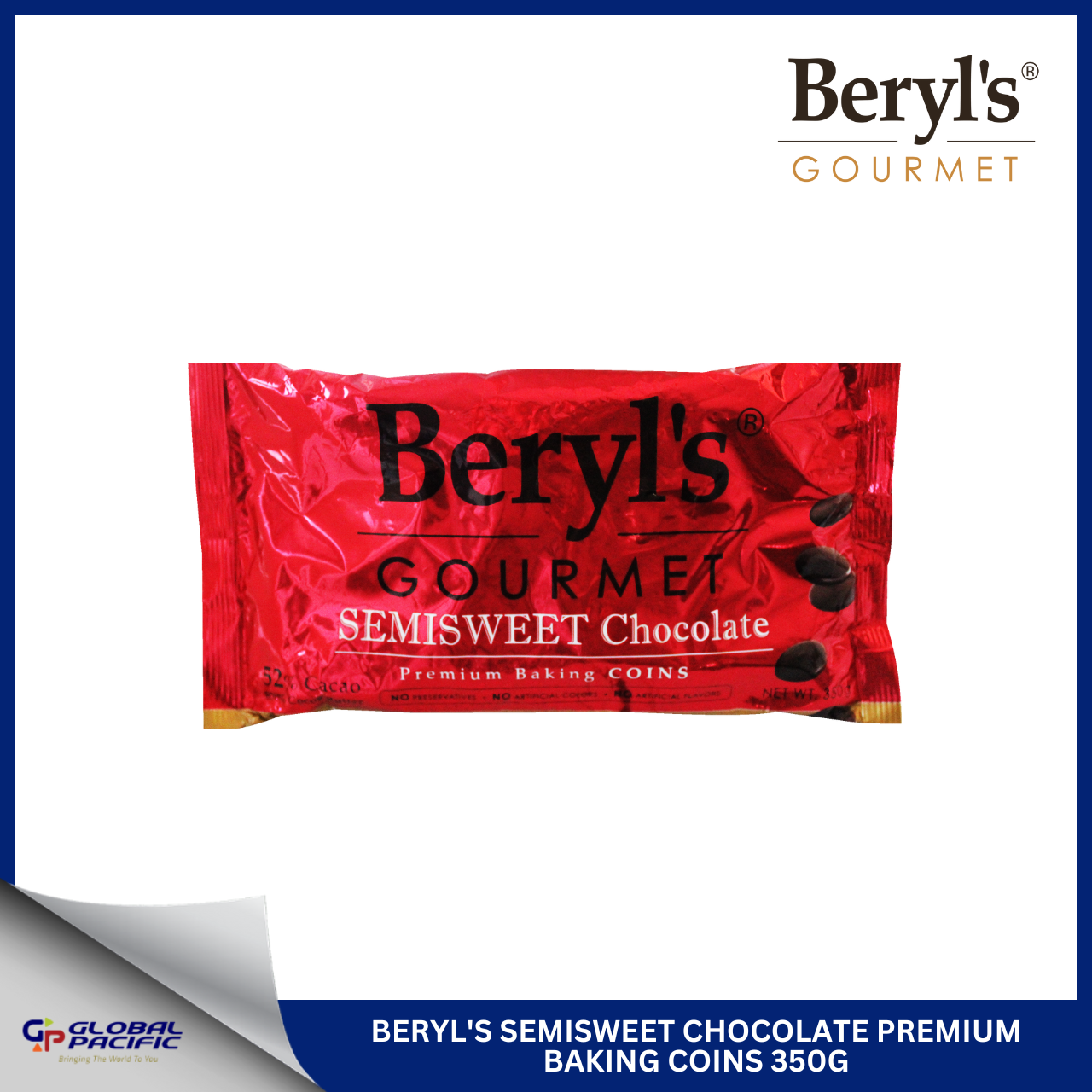 BERYL'S SEMISWEET COINS 350G