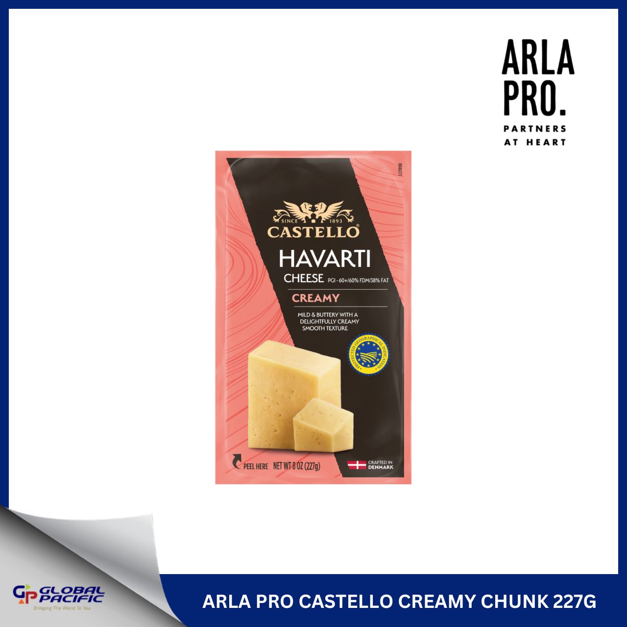 CASTELLO HAVARTI CREAMY CHUNK 227G.