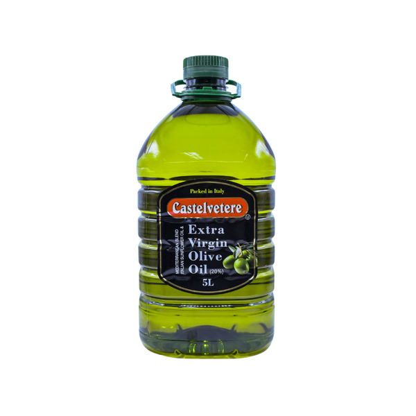 CASTELVETERE MEDITERRANEAN BLEND ITALIAN SUNFLOWER OIL & EXTRA VIRGIN OLIVE OIL (20%) 5L