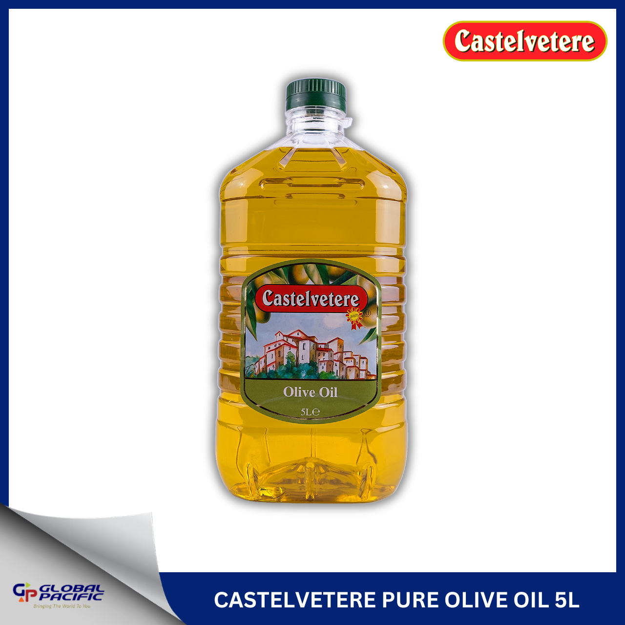 CASTELVETERE PURE OLIVE OIL 5L