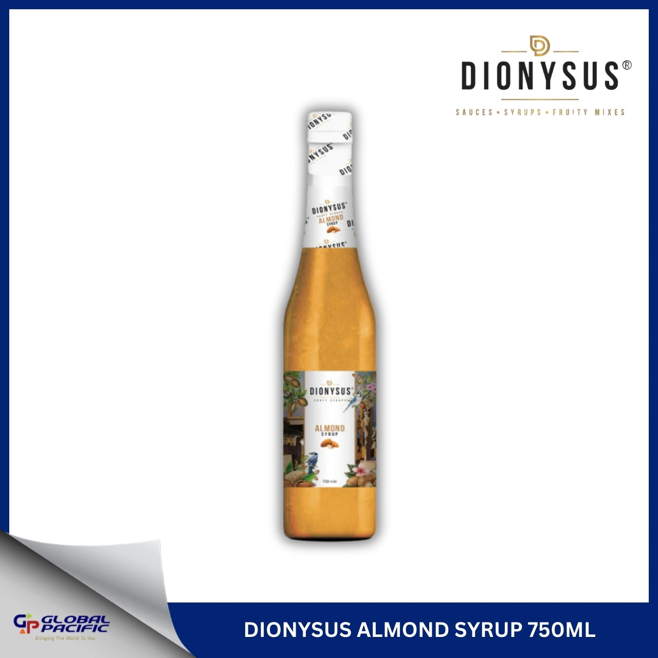 DIONYSUS ALMOND SYRUP 750ML