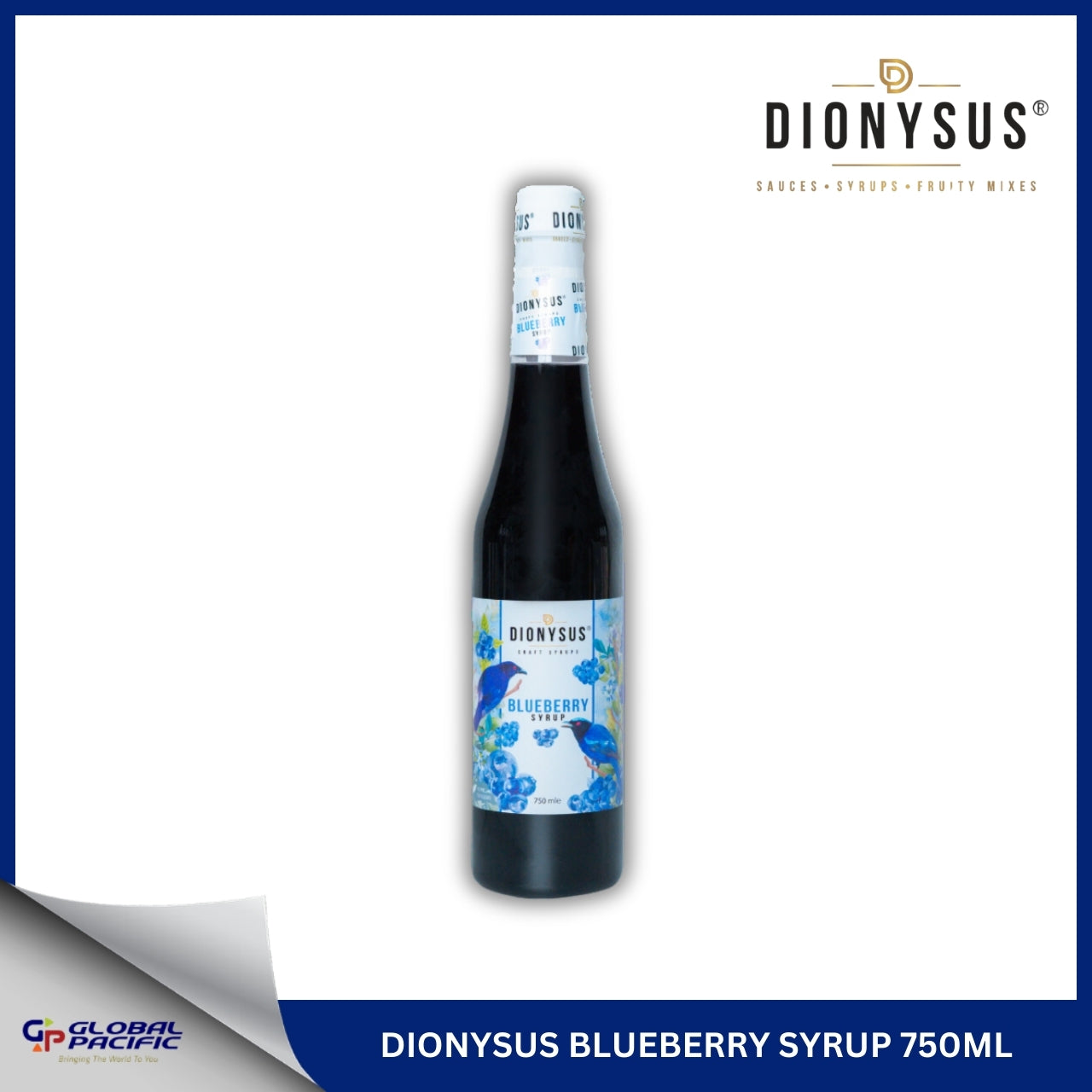 DIONYSUS BLUEBERRY SYRUP 750ML