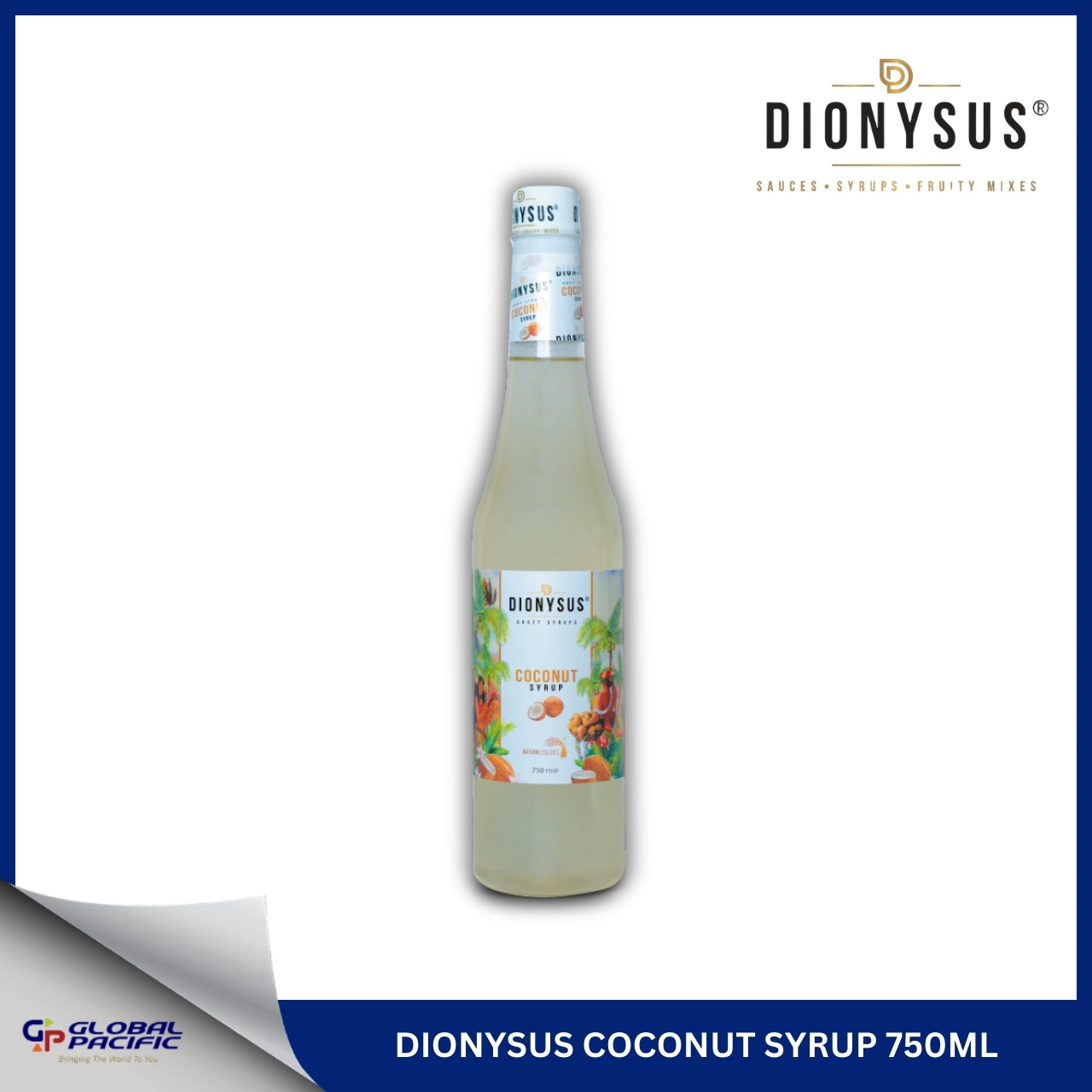 DIONYSUS COCONUT SYRUP 750ML