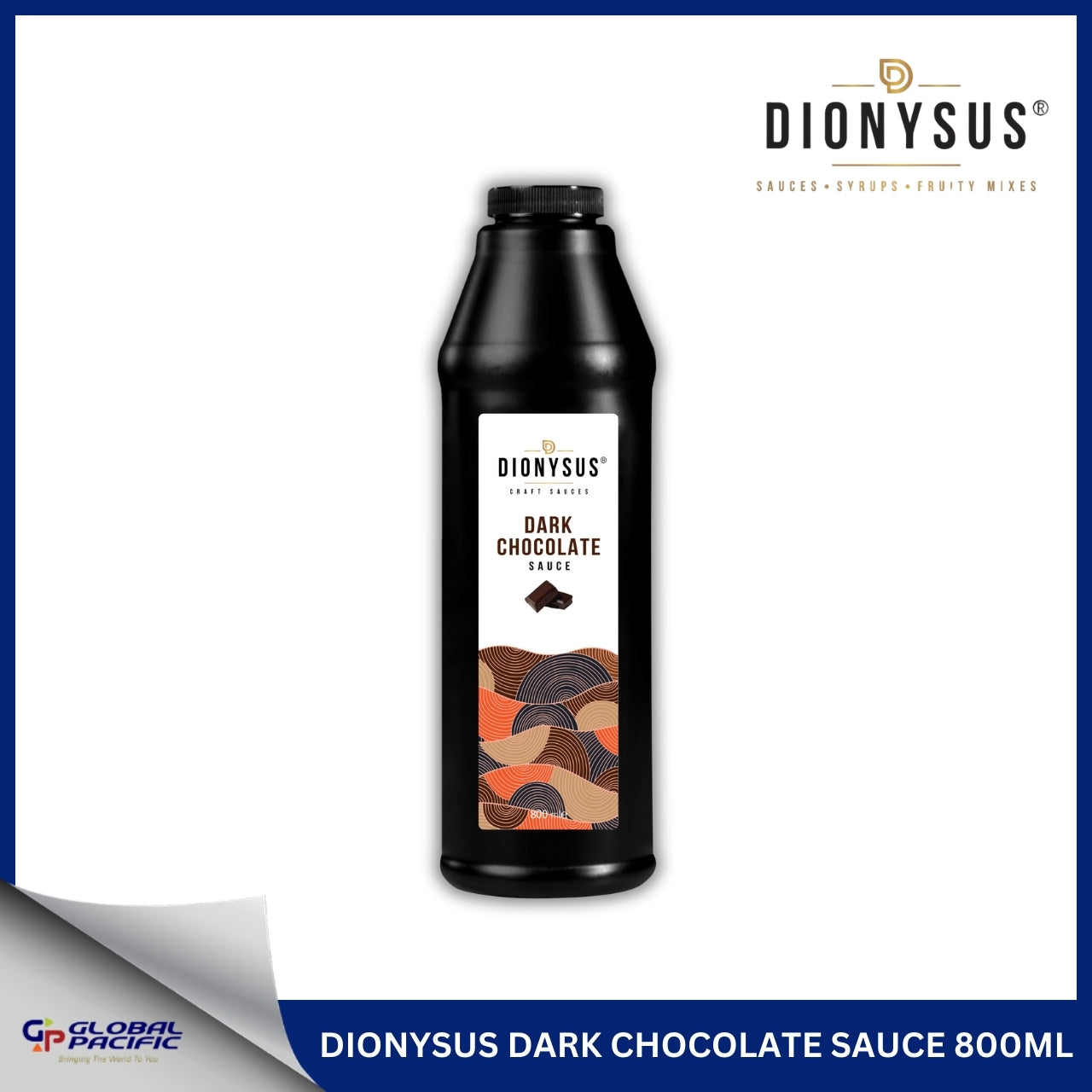 DIONYSUS DARK CHOCOLATE SAUCE 800ML