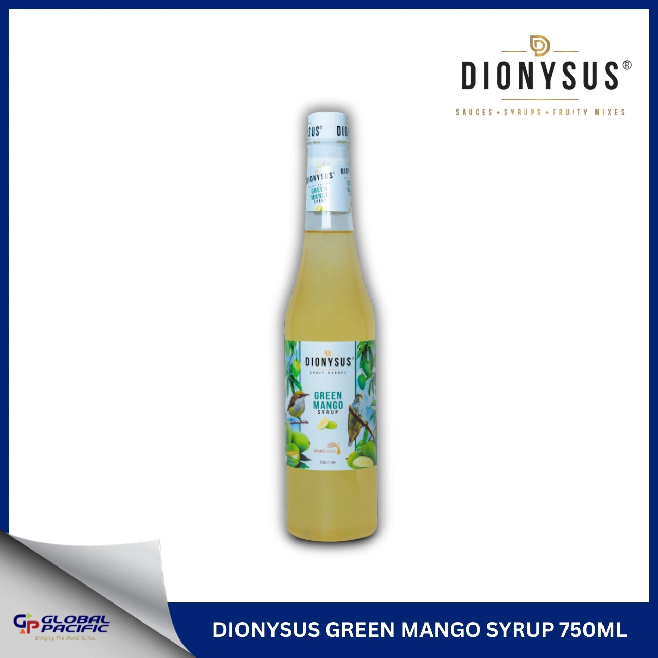 DIONYSUS GREEN MANGO SYRUP 750ML