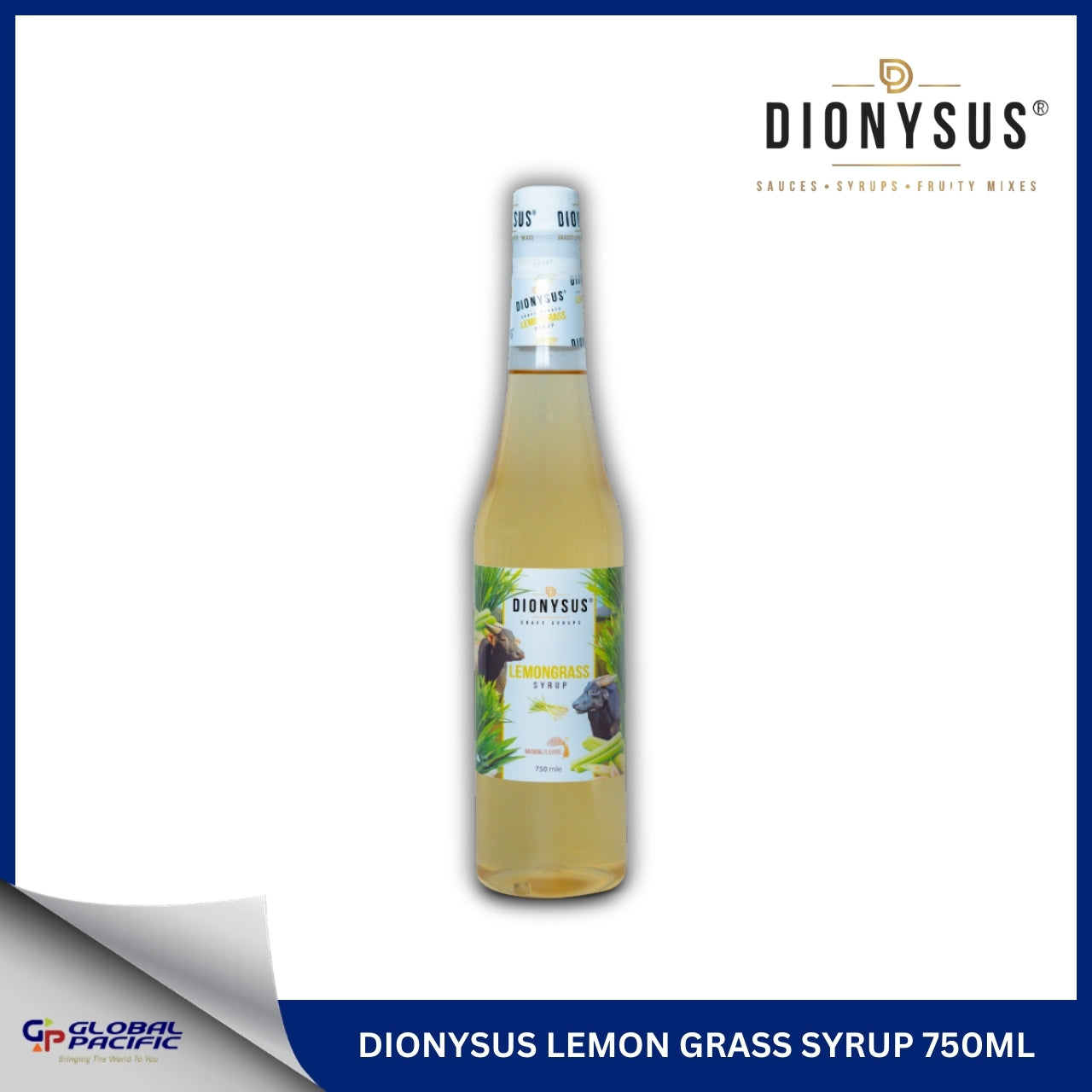 DIONYSUS LEMONGRASS SYRUP 750ML