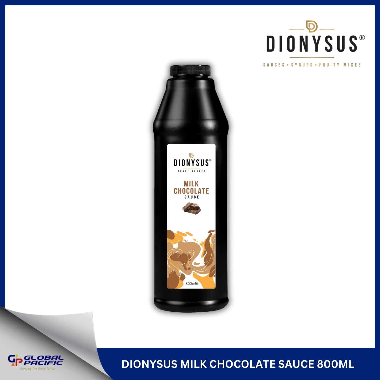 DIONYSUS MILK CHOCOLATE SAUCE 800ML