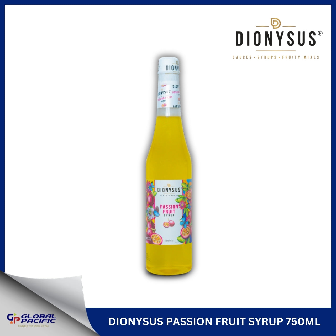 DIONYSUS PASSION FRUIT SYRUP 750ML