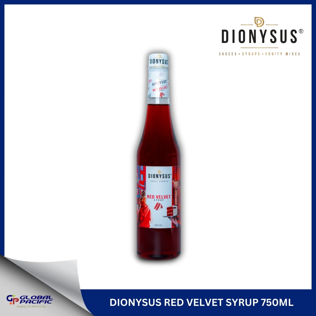 DIONYSUS RED VELVET SYRUP 750ML