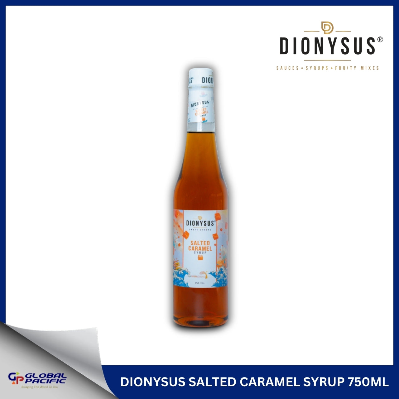 DIONYSUS SALTED CARAMEL SYRUP 750ML