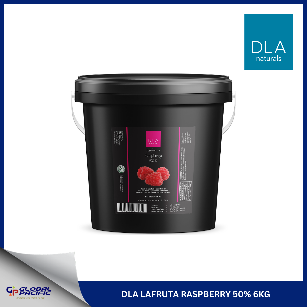 DLA LAFRUTA 50% RASPBERRY