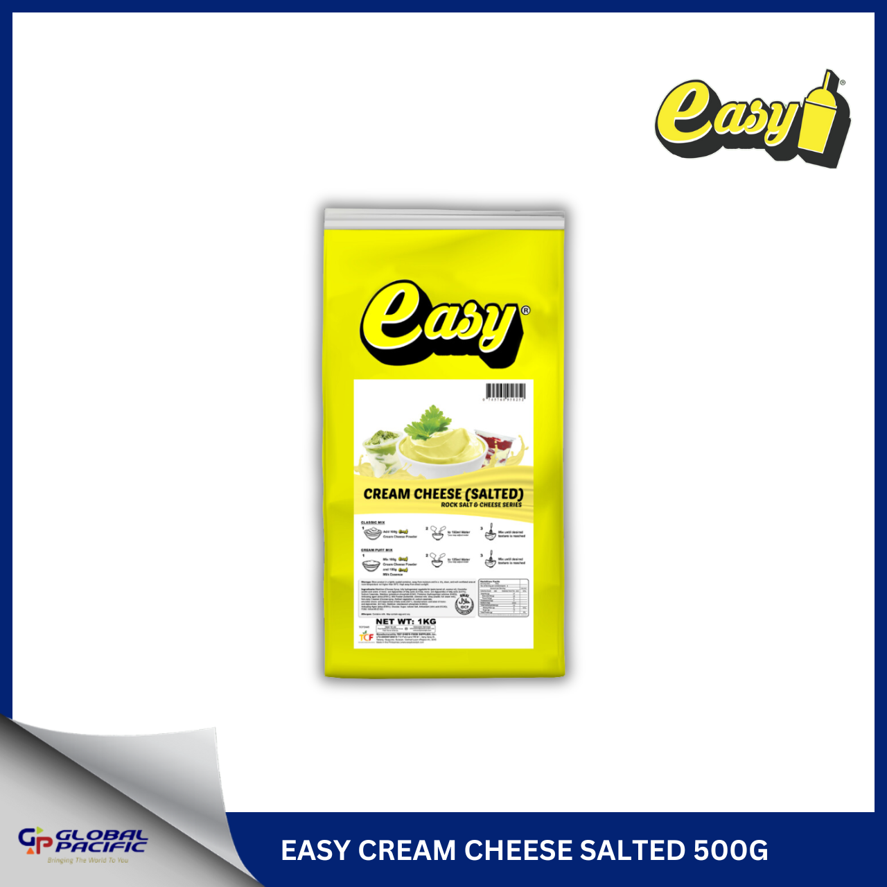 EASY CREAM CHEESE SALTED 500G