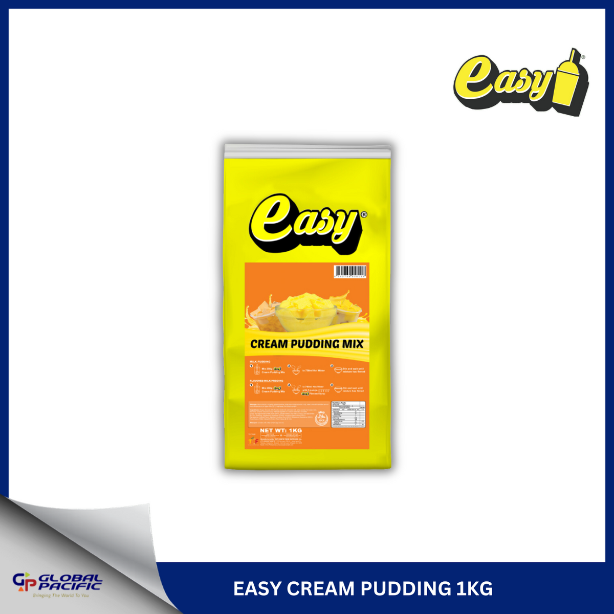 EASY CREAM PUDDING 1KG.