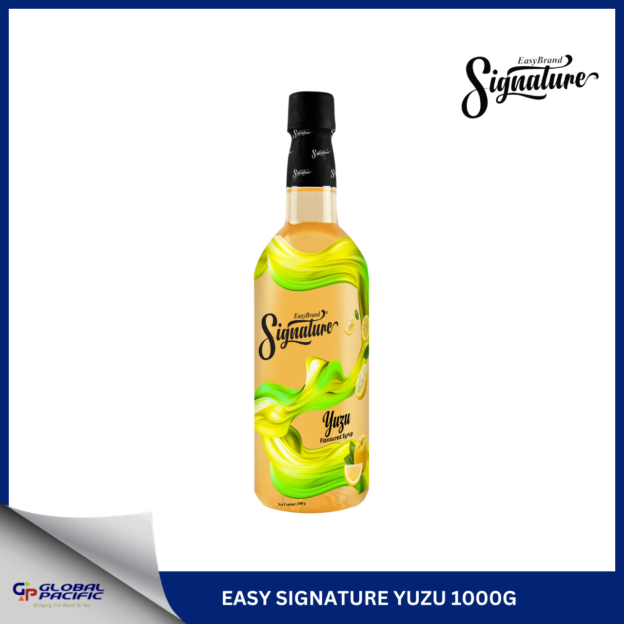 EASY SIGNATURE YUZU FLAVORED SYRUP 1000G