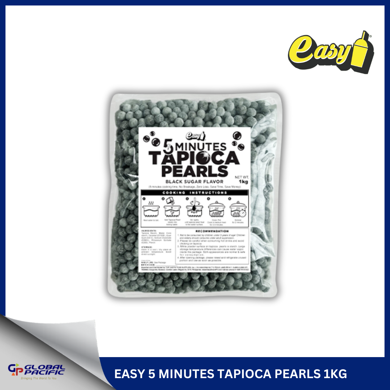 EASY 5 MINUTES TAPIOCA PEARLS 1KG