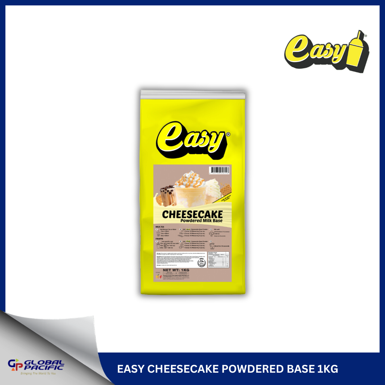 EASY CHEESECAKE POWDERED BASE 1KG