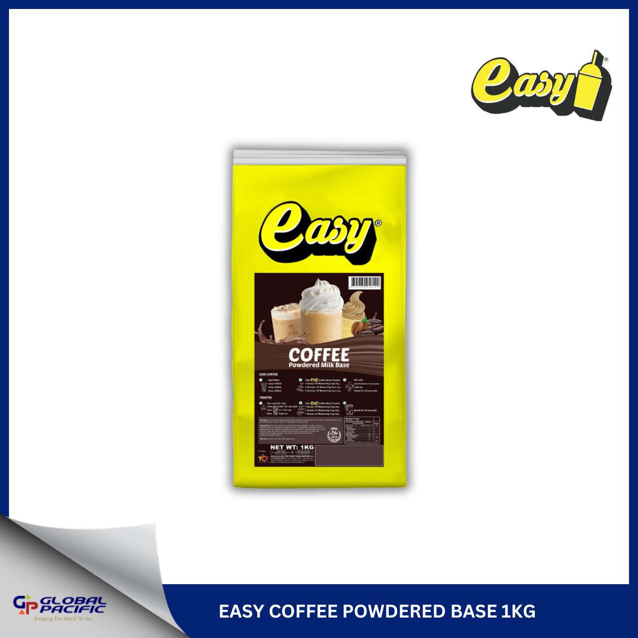 EASY COFFEE POWDERED BASE 1KG