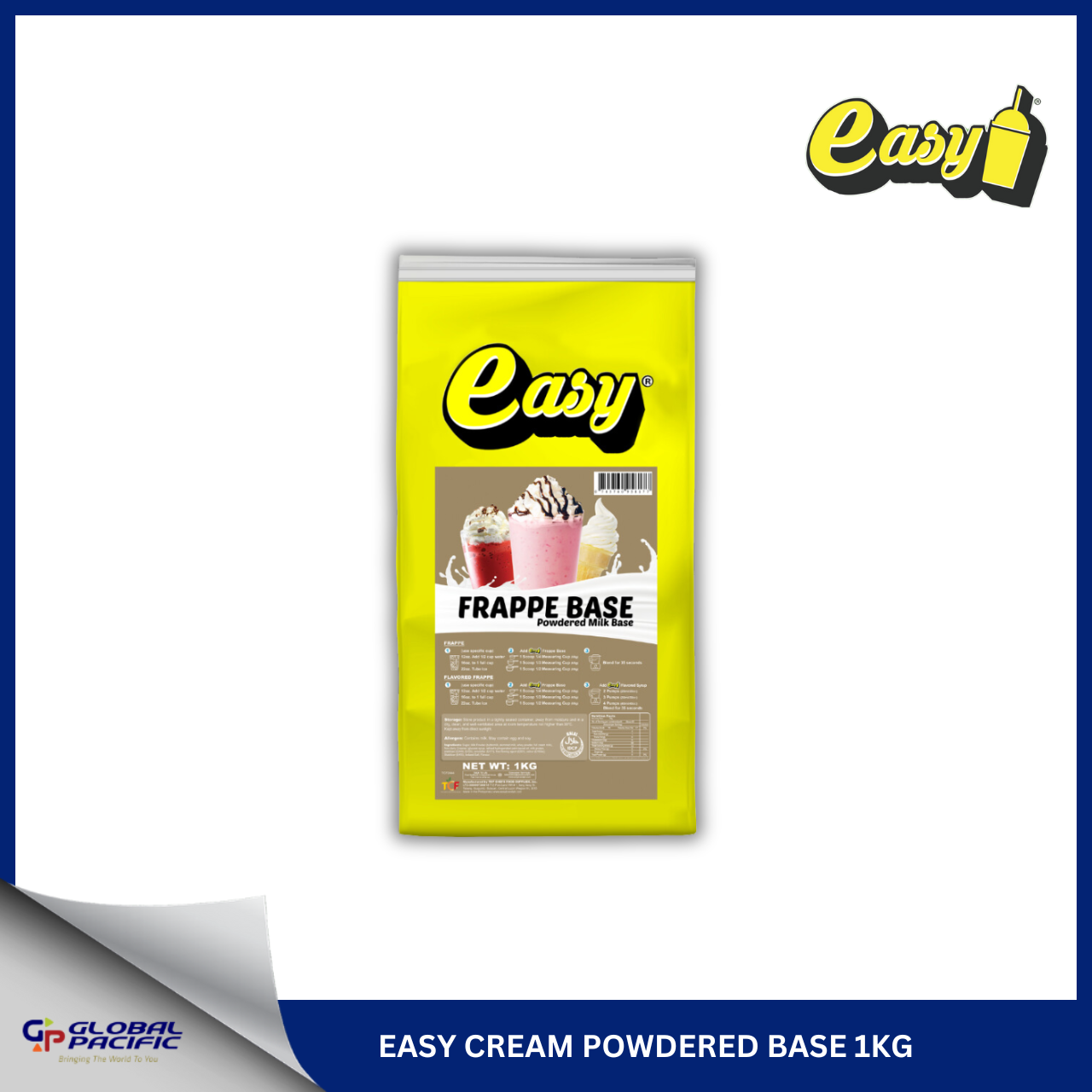 EASY CREAM POWDERED BASE 1KG