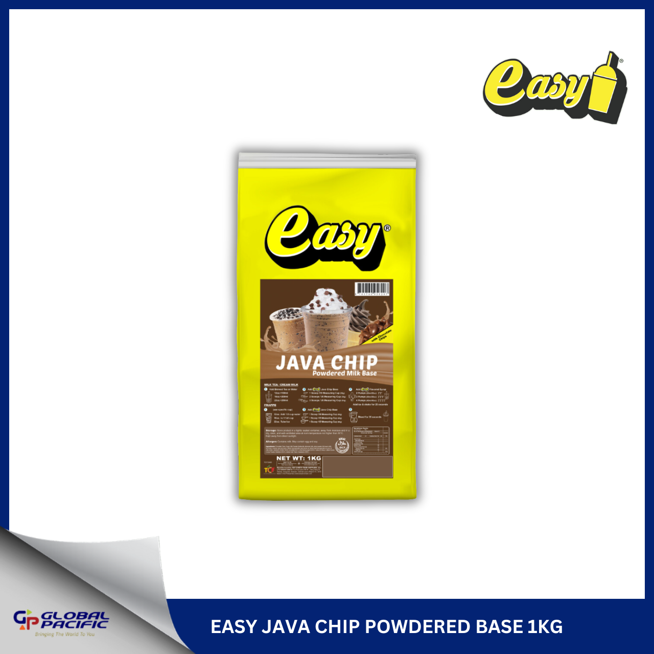 EASY JAVA CHIP POWDERED BASE 1KG