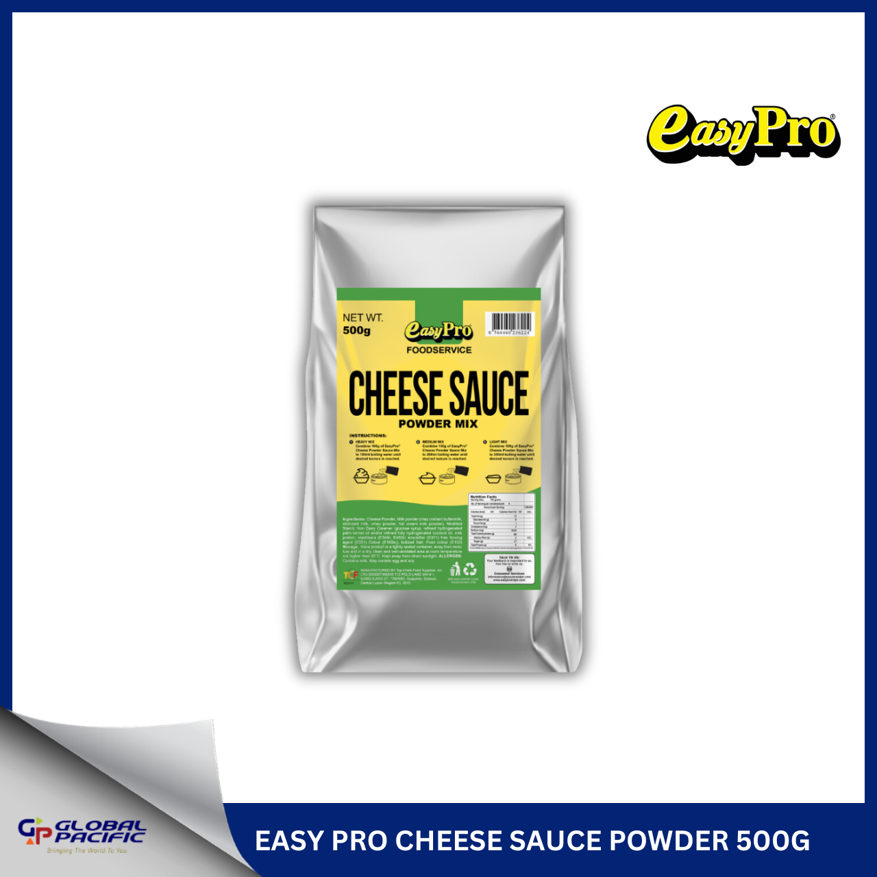 EASY PRO CHEESE SAUCE POWDER 500G