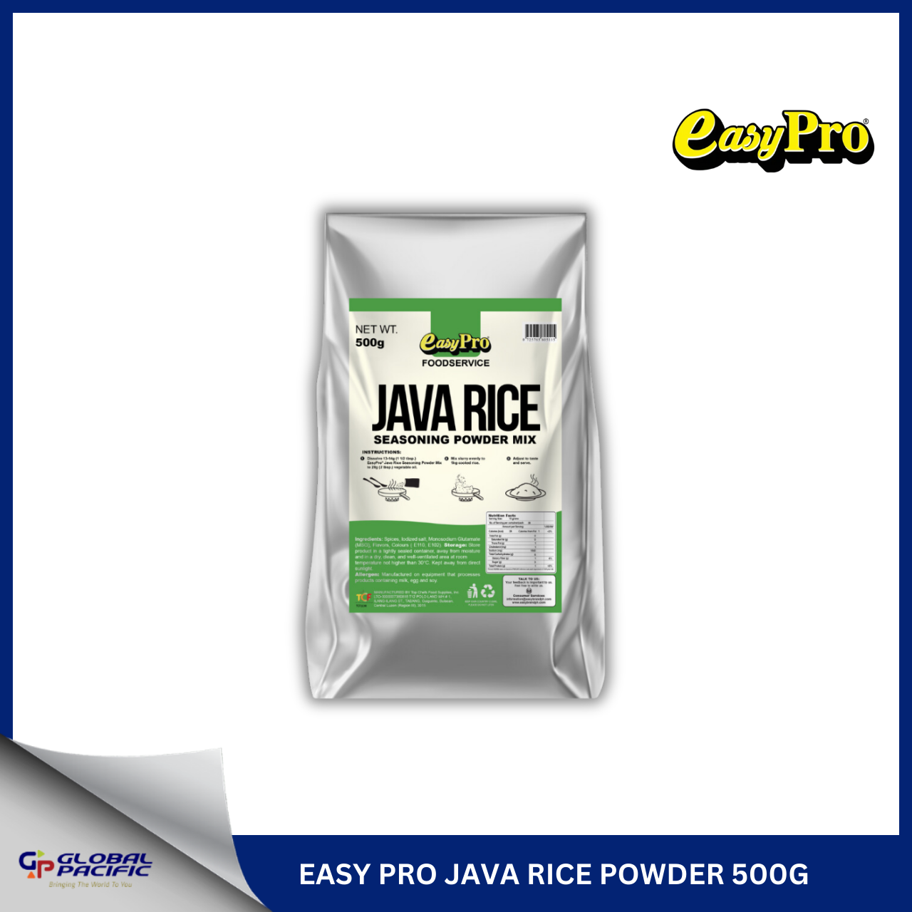 EASY PRO JAVA RICE POWDER 500G