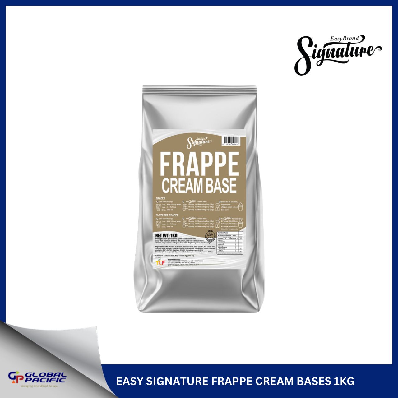EASY SIGNATURE FRAPPE CREAM BASE 1KG