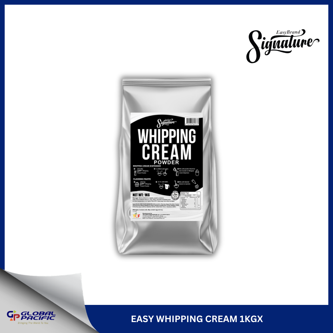 EASY WHIPPING CREAM 1KG