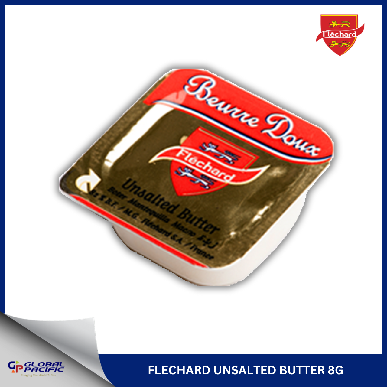 FLECHARD UNSALTED BUTTER 8G