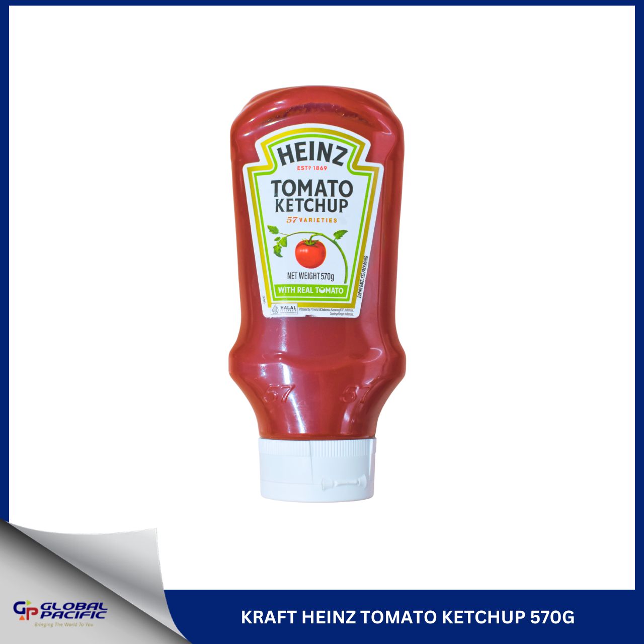 HEINZ TOMATO KETCHUP 570G - 50% OFF - 08.25.26