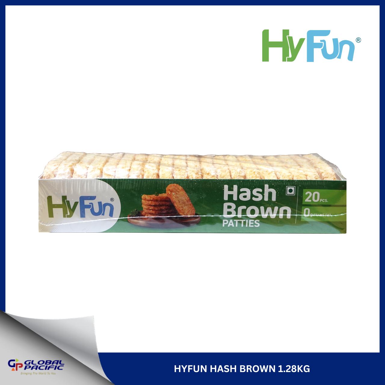 HYFUN HASH BROWN 1.28KG
